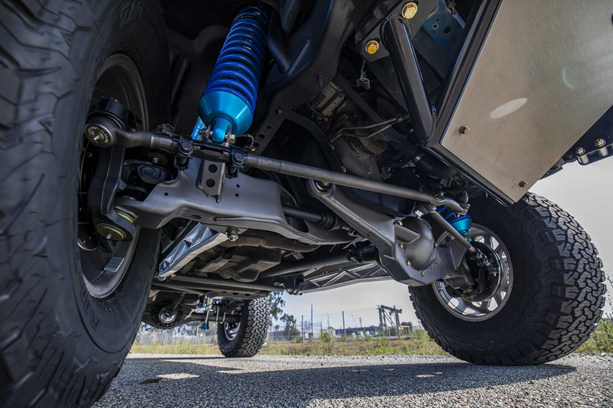 80-96 Bronco BILLET Stock Width 2.5" Shock Front & Rear Package (Long Travel)