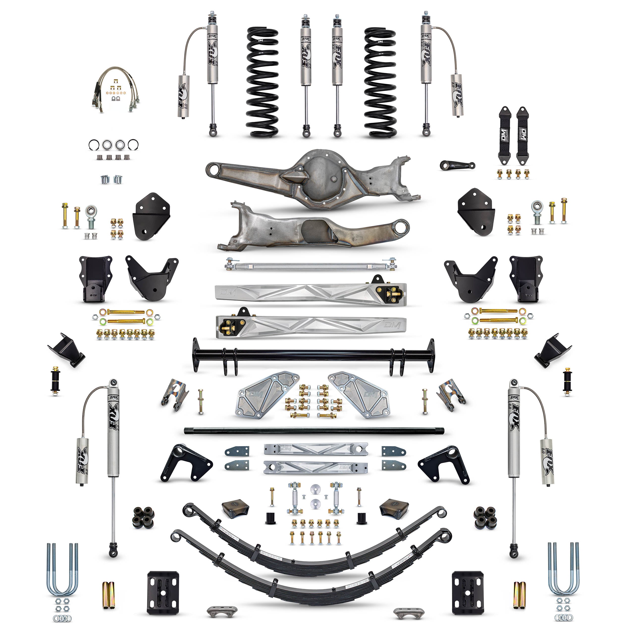 80-96 Bronco Mid Travel 4" "ALL IN" Combo (Front and Rear)