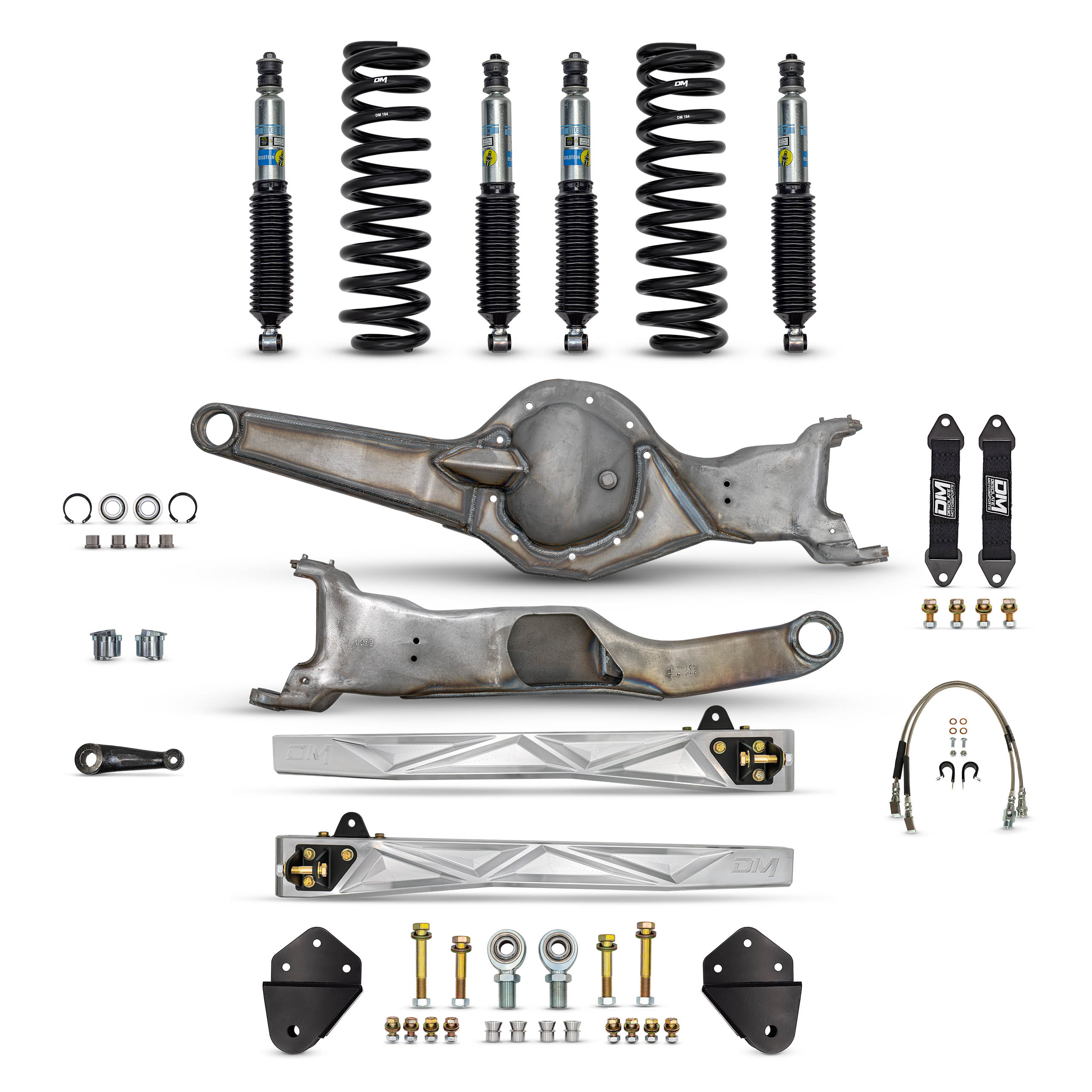 80-96 4WD F150 Mid Travel Kit - 4" Lift (BOLT ON) Front Only
