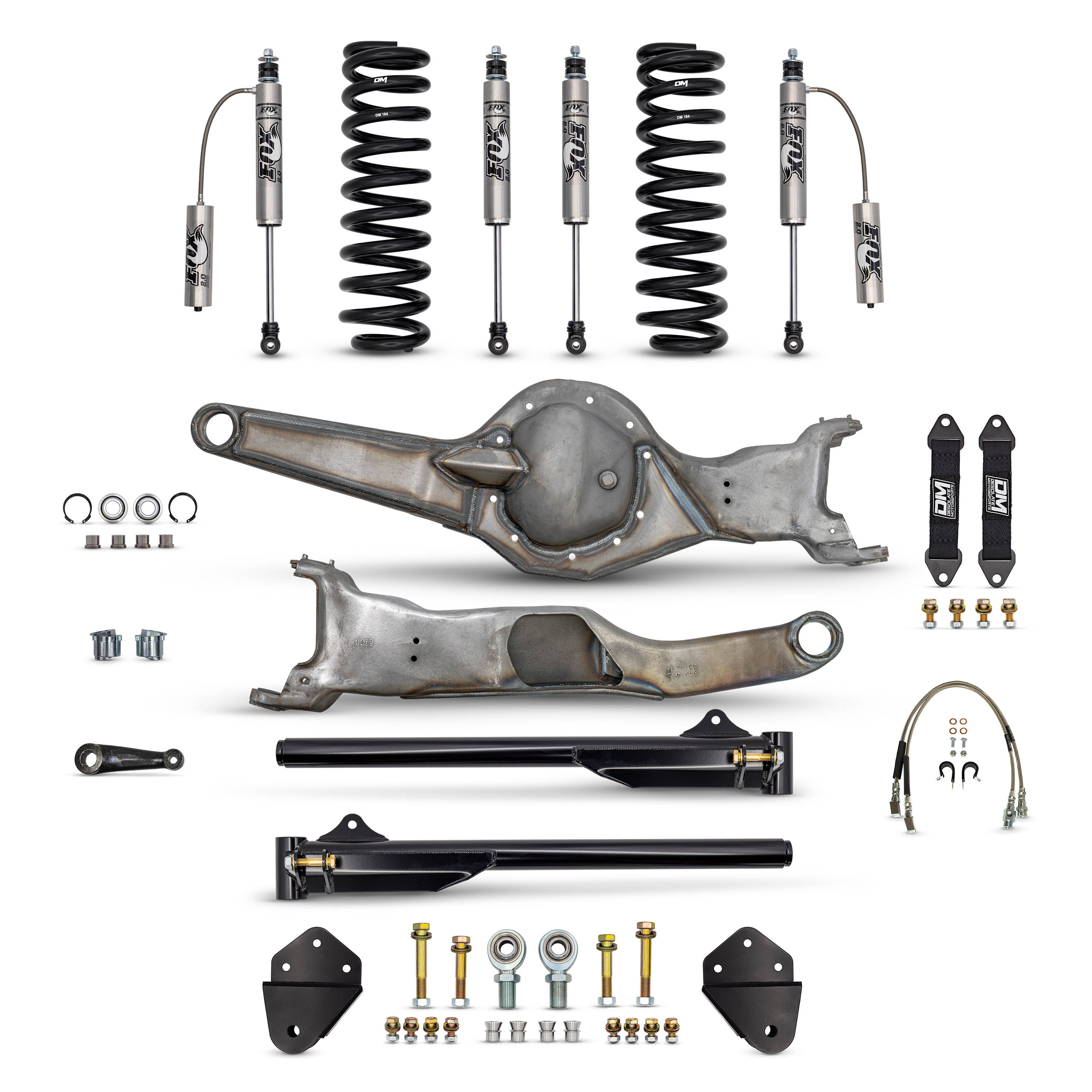 80-96 4WD F150 Mid Travel Kit - 4" Lift (BOLT ON) Front Only