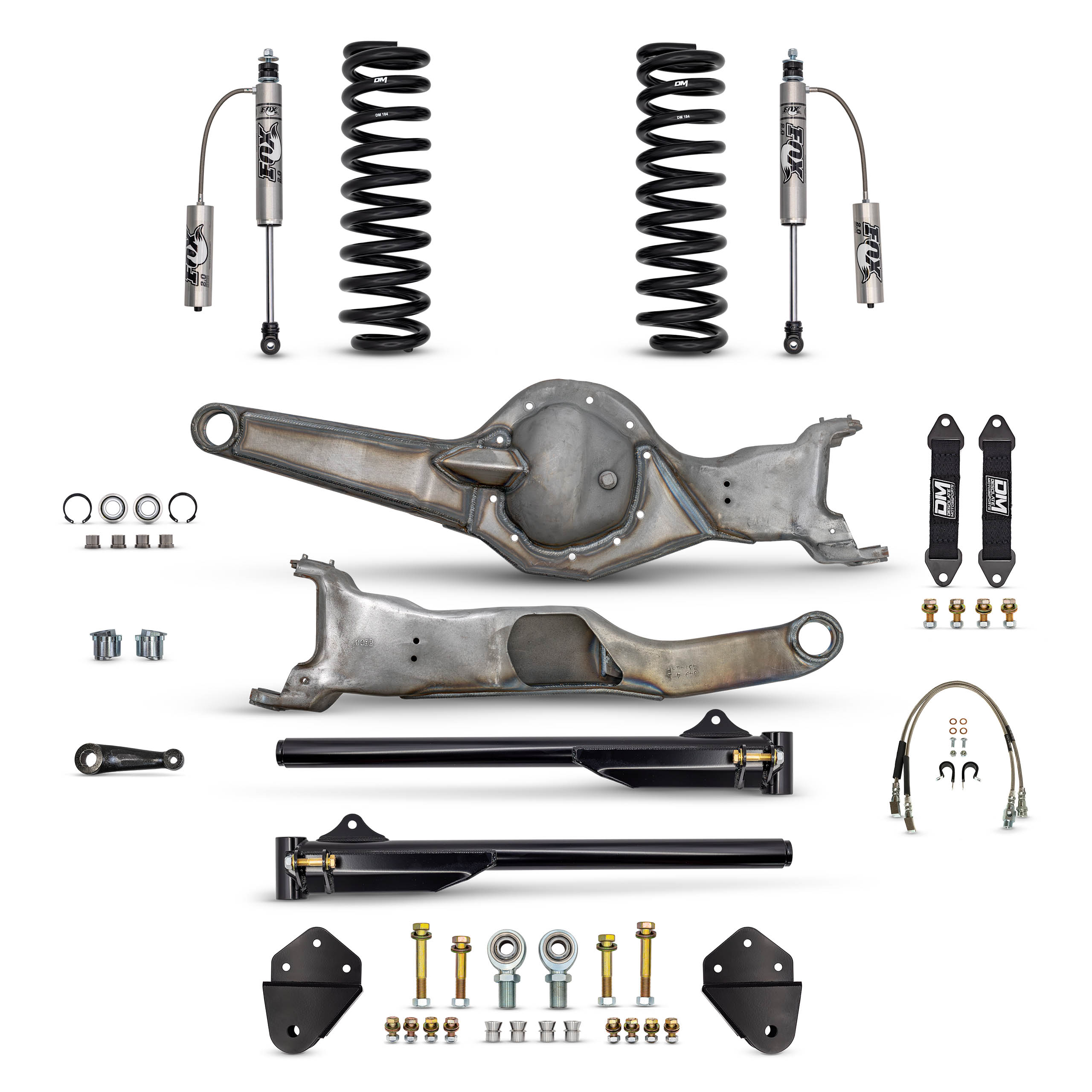 80-96 4WD F150 Mid Travel Kit - 4" Lift (BOLT ON) Front Only