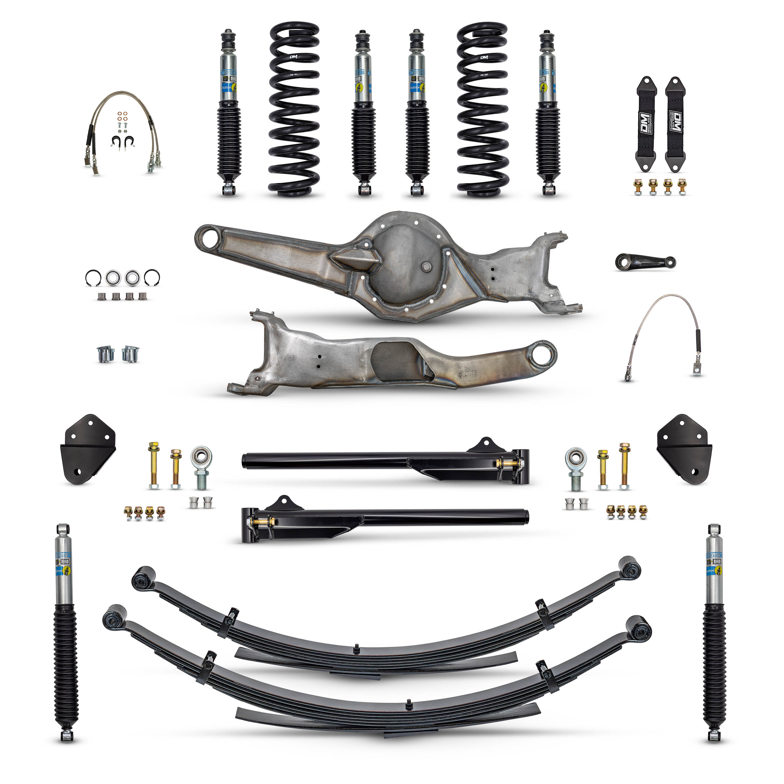 80-96 Bronco 4" "DAILY DRIVER" Combo (Front and Rear)