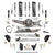 80-96 Bronco 6" Lift Kit (BOLT ON) Front Only