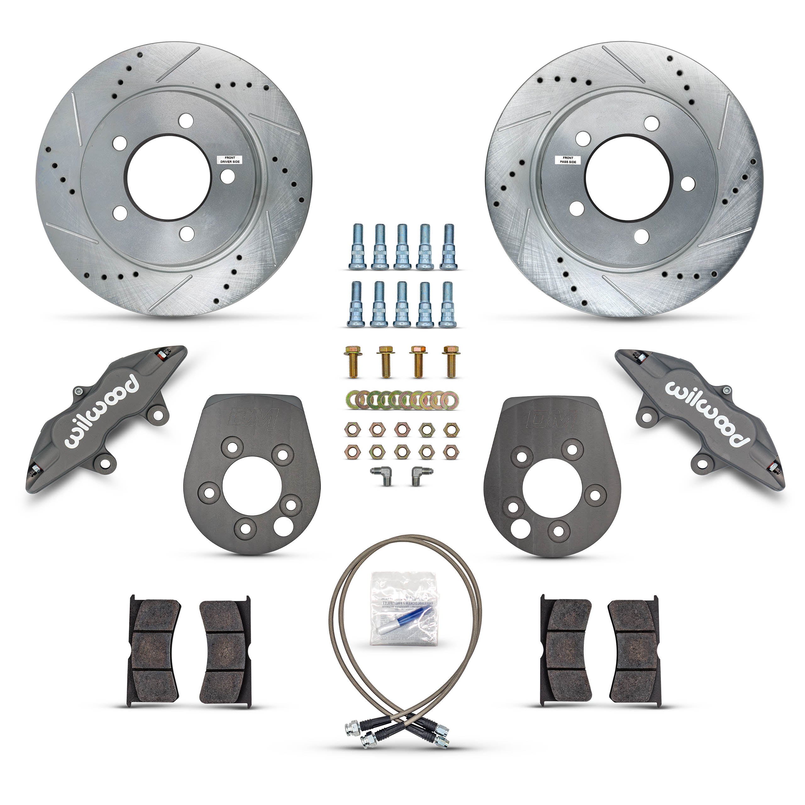 80-96 Bronco / 4WD F150 Big Front Brake Kit