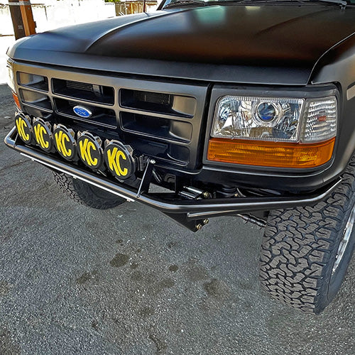 92-96 F150 Bolt-On Prerunner Bumper with Skid Plate