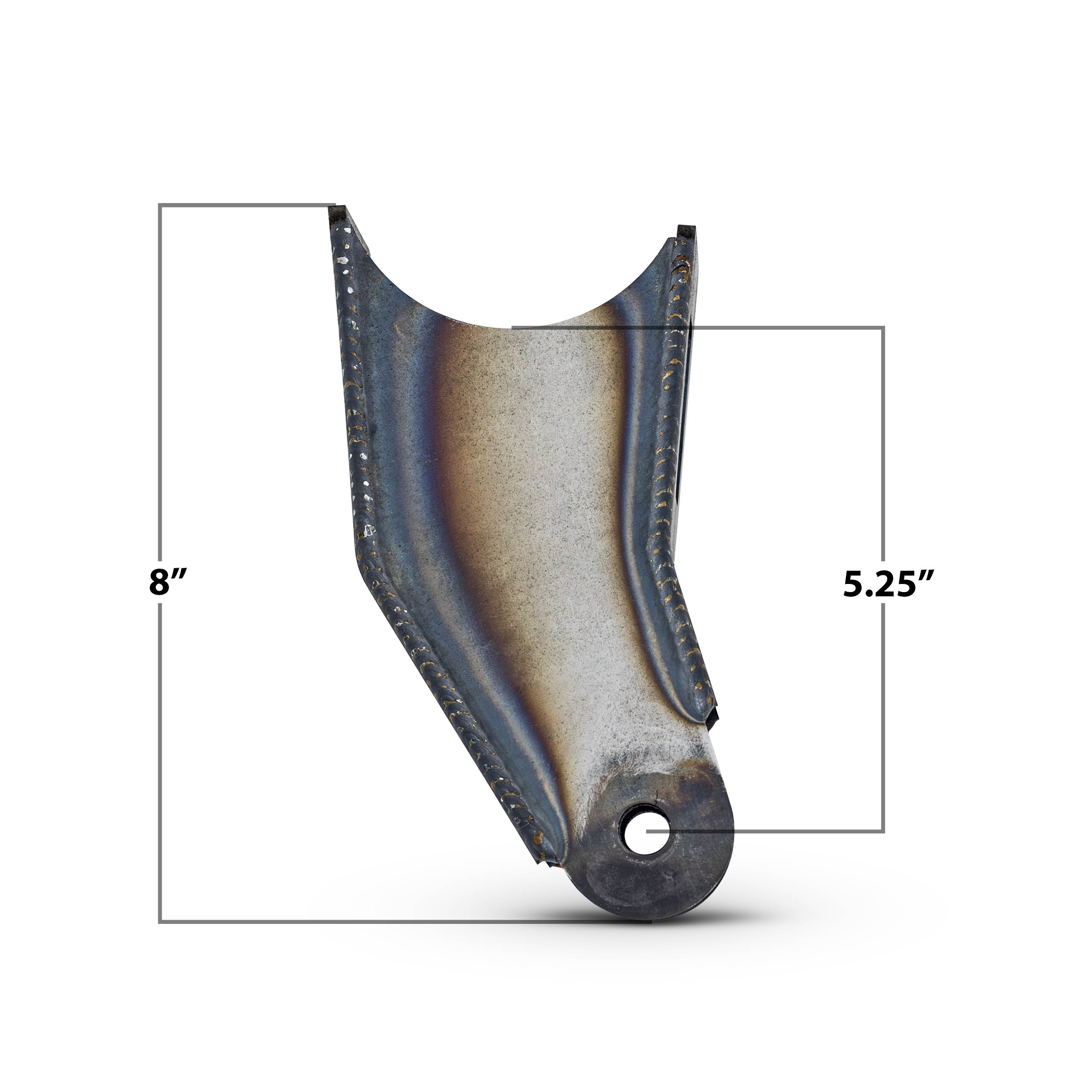 Weld-On Lower "Boomerang" Shock Mount for Rear Axle