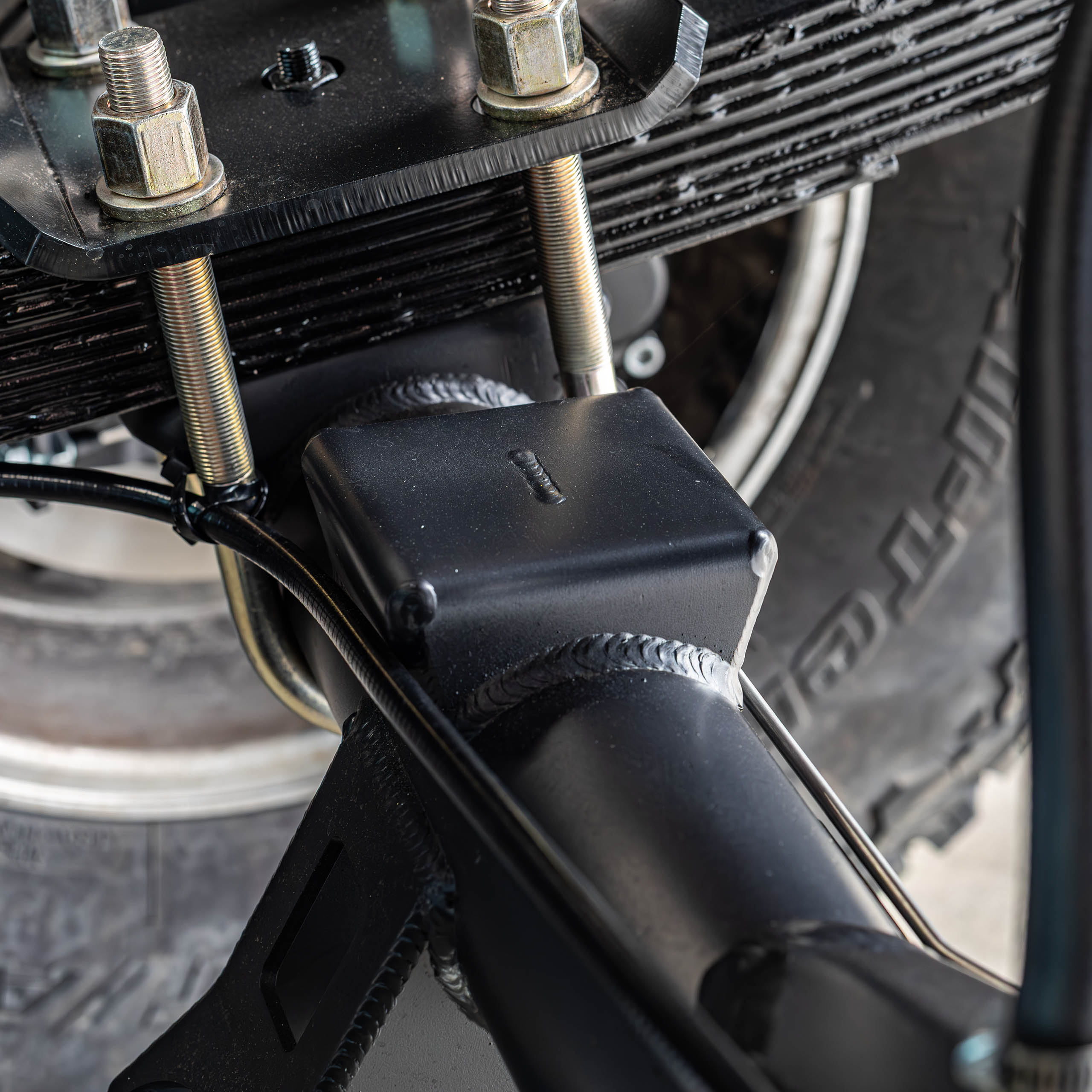 Weld-on Rear Bump Stop Pads