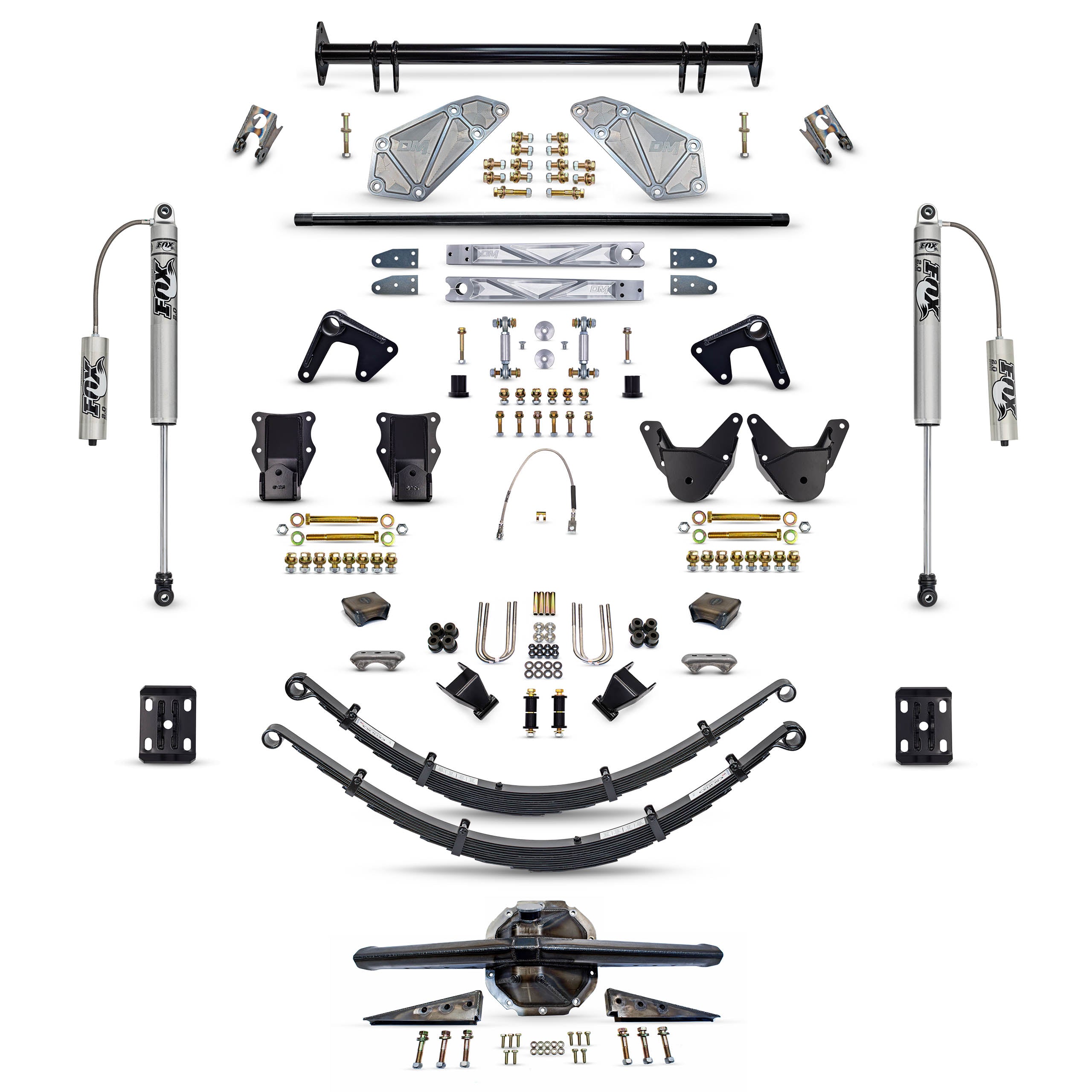 80-96 Bronco Complete Long Travel Rear Suspension Kit