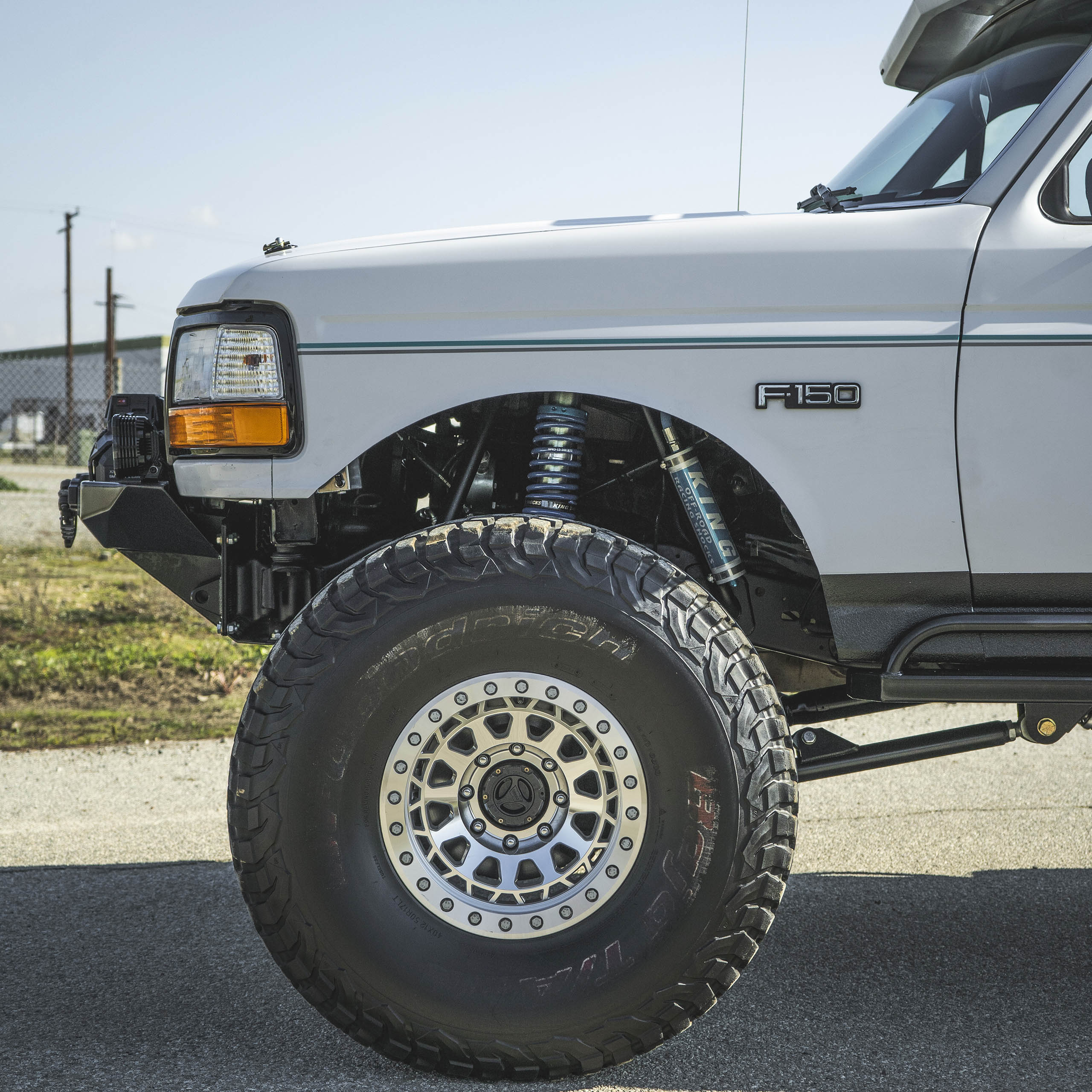80-96 4WD F150 "Super Duty" Straight Axle Conversion Kit - Front Only
