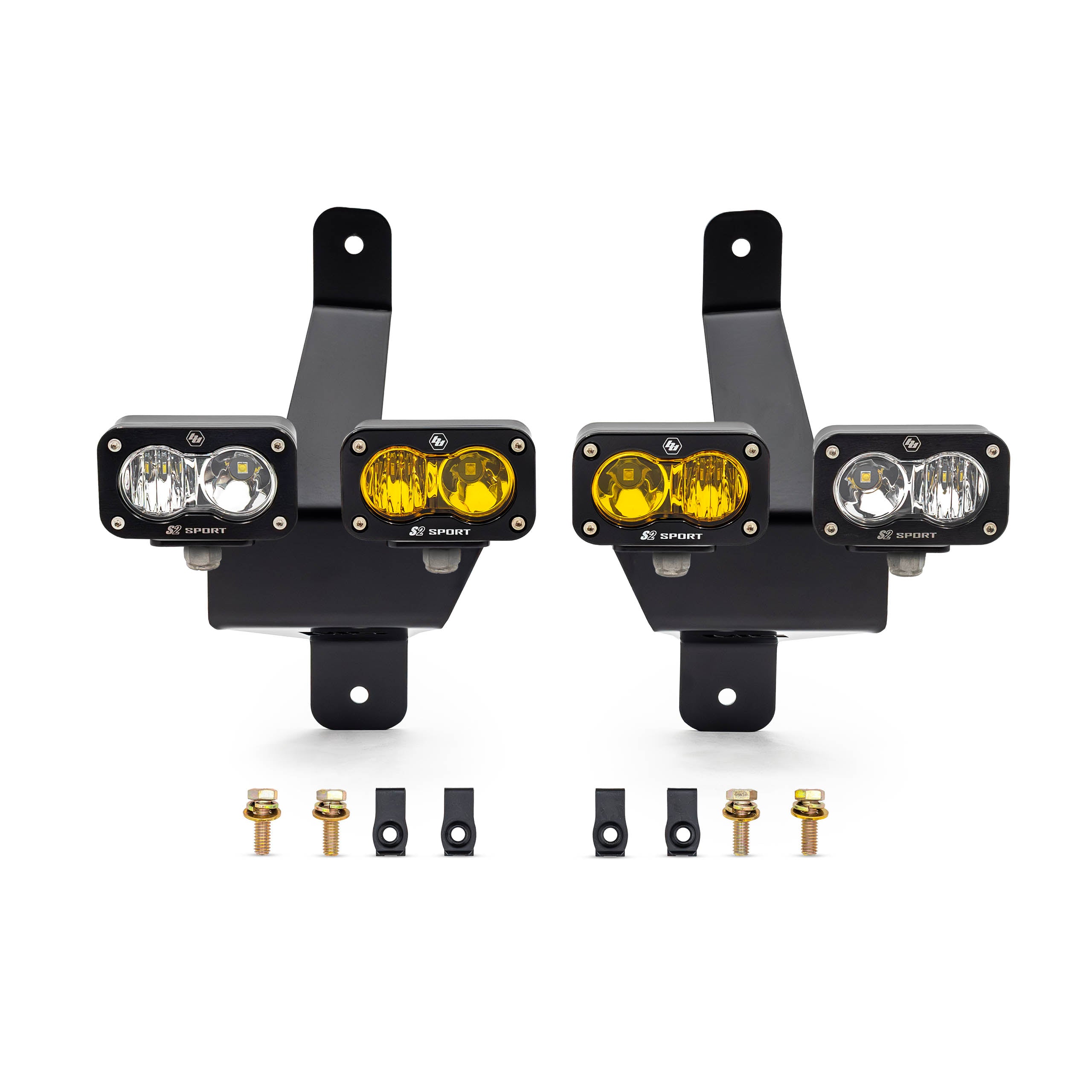 92-97 Stock Bumper Baja Designs S2 Light Bracket