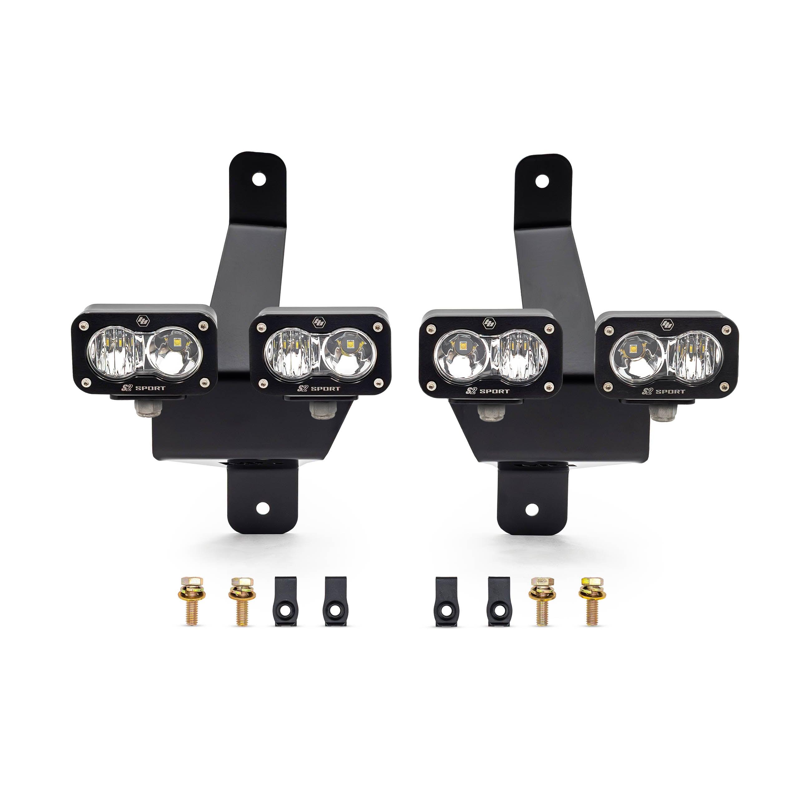 92-97 Stock Bumper Baja Designs S2 Light Bracket