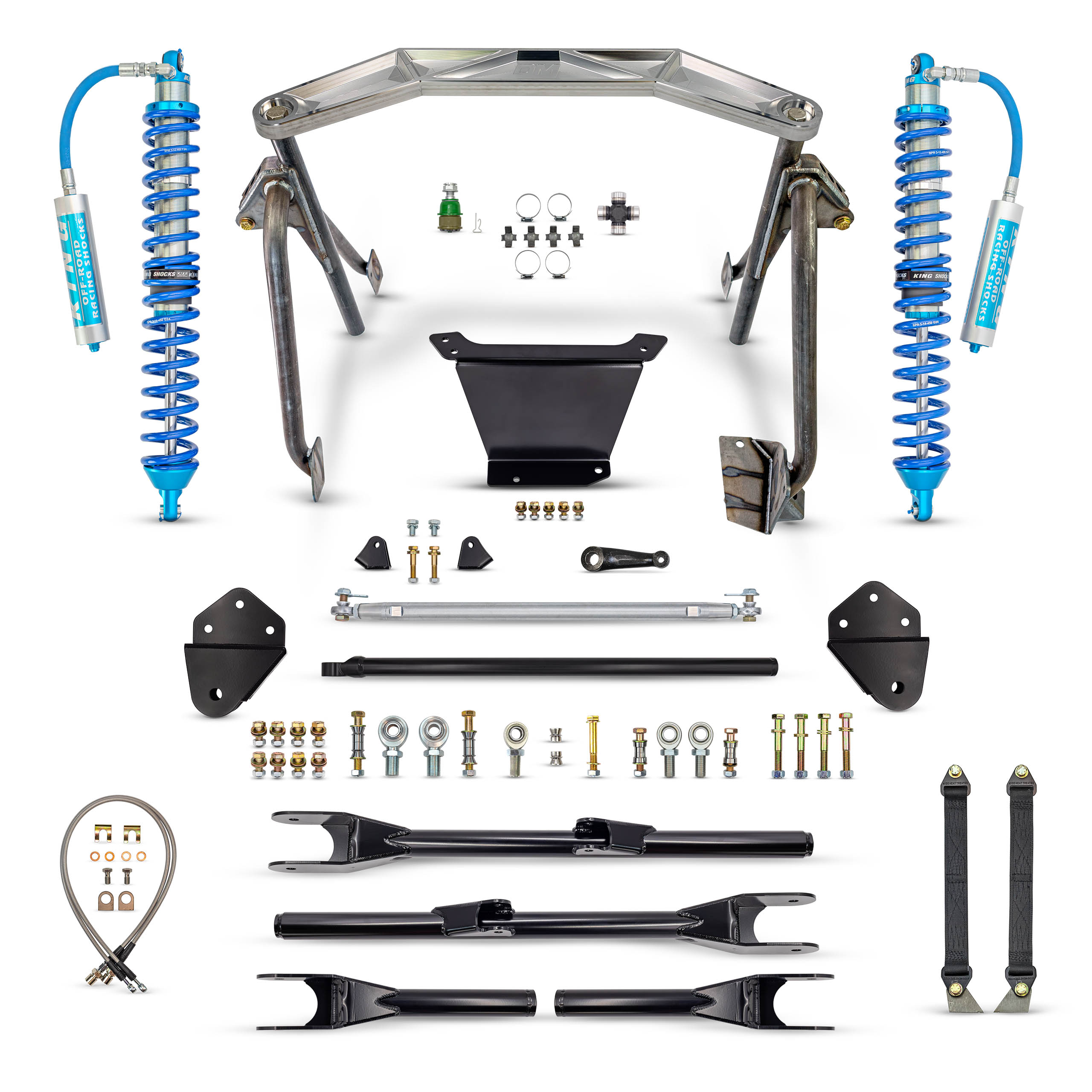 80-96 4WD F150 "Super Duty" Straight Axle Conversion Kit - Front Only