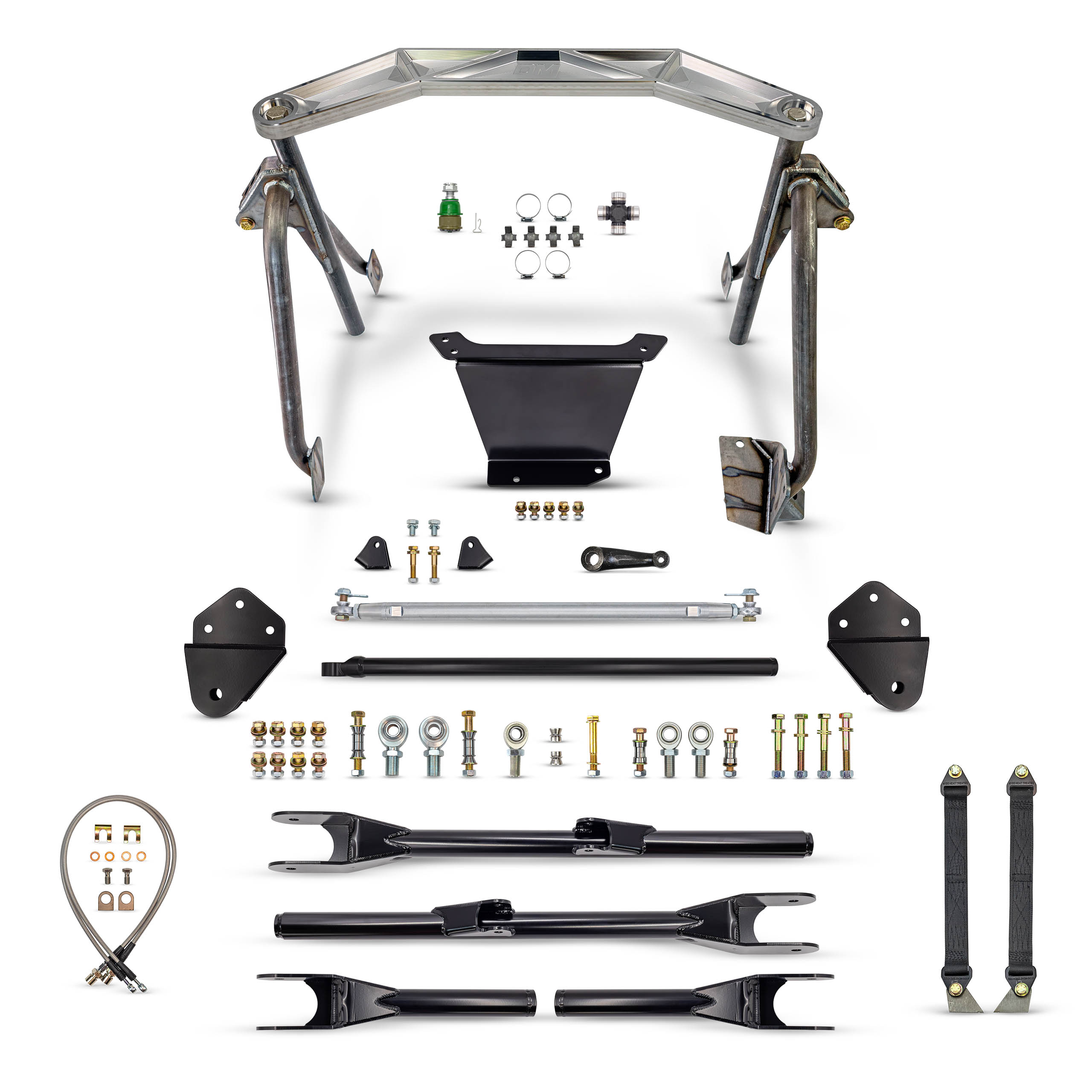 80-96 4WD F150 "Super Duty" Straight Axle Conversion Kit - Front Only