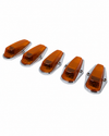 (1973-1997) Ford Fseries Complete Performance Amber Chrome Cab Light Kit