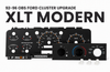 92-96 Cluster Faceplate Kit - Gas - F-Series