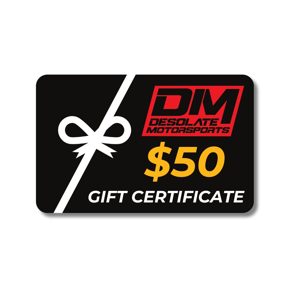 Desolate Motorsports Gift Certificate