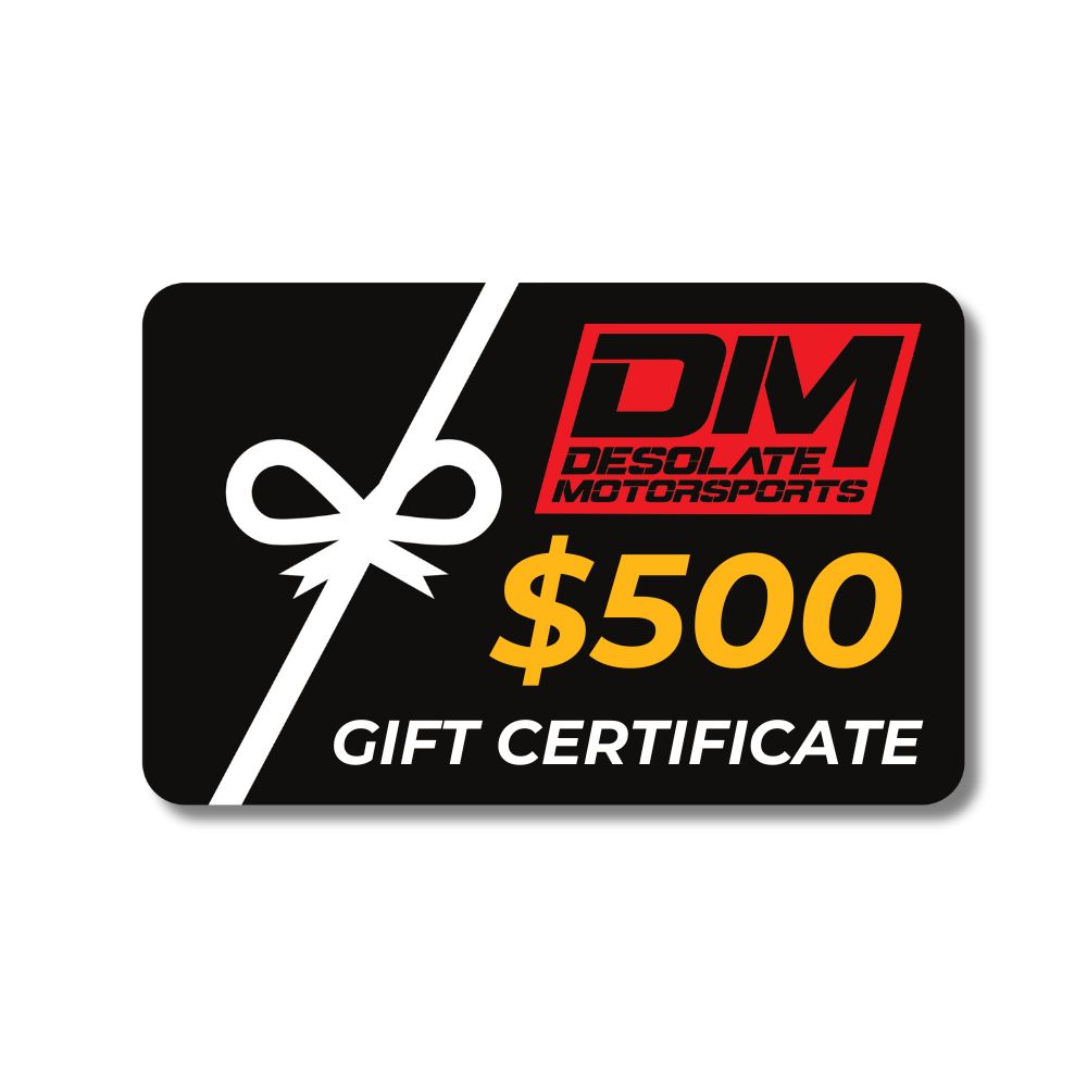 Desolate Motorsports Gift Certificate