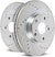 Drilled & Slotted Factory Replacement Front Rotors