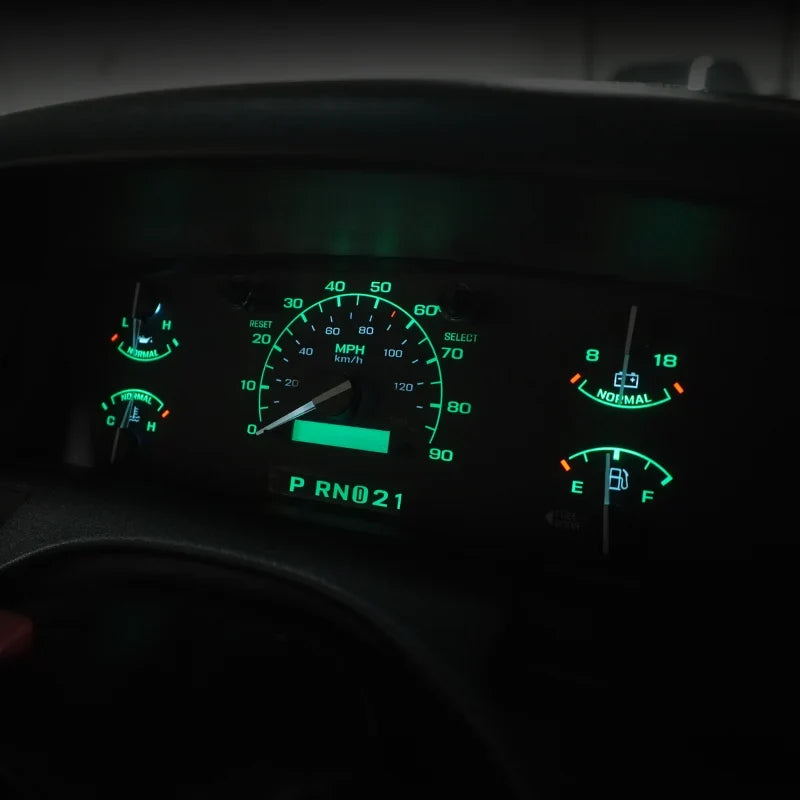 92-96 Cluster Faceplate Kit - Gas - F-Series