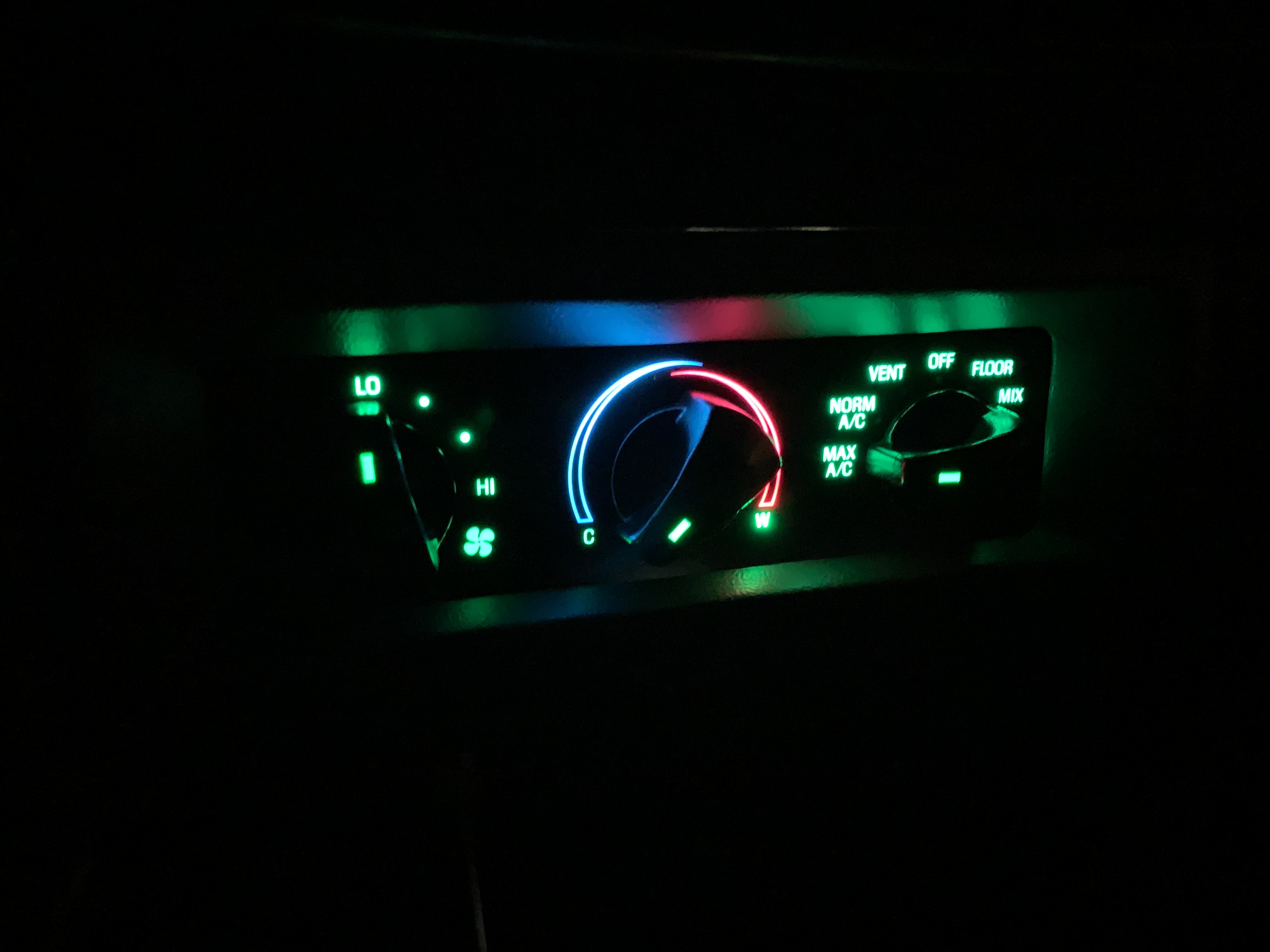 '92 - '97 OBS Ford Bronco + F-Series LED Bulb Retrofit Kit (Gauges + Climate ONLY)