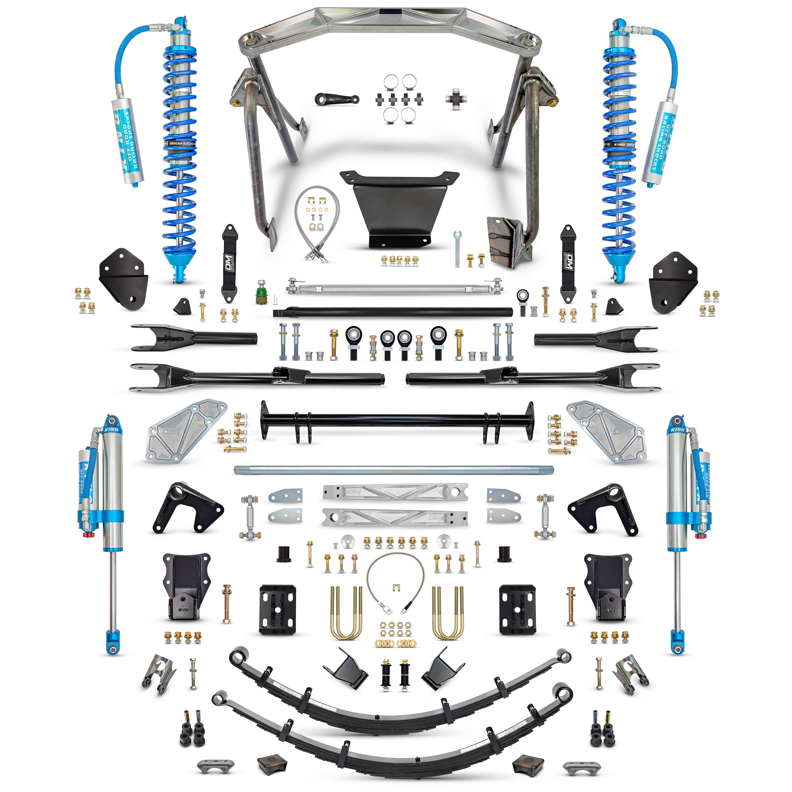80-96 Bronco Long Travel "Super Duty" Conversion Kit Front and Rear