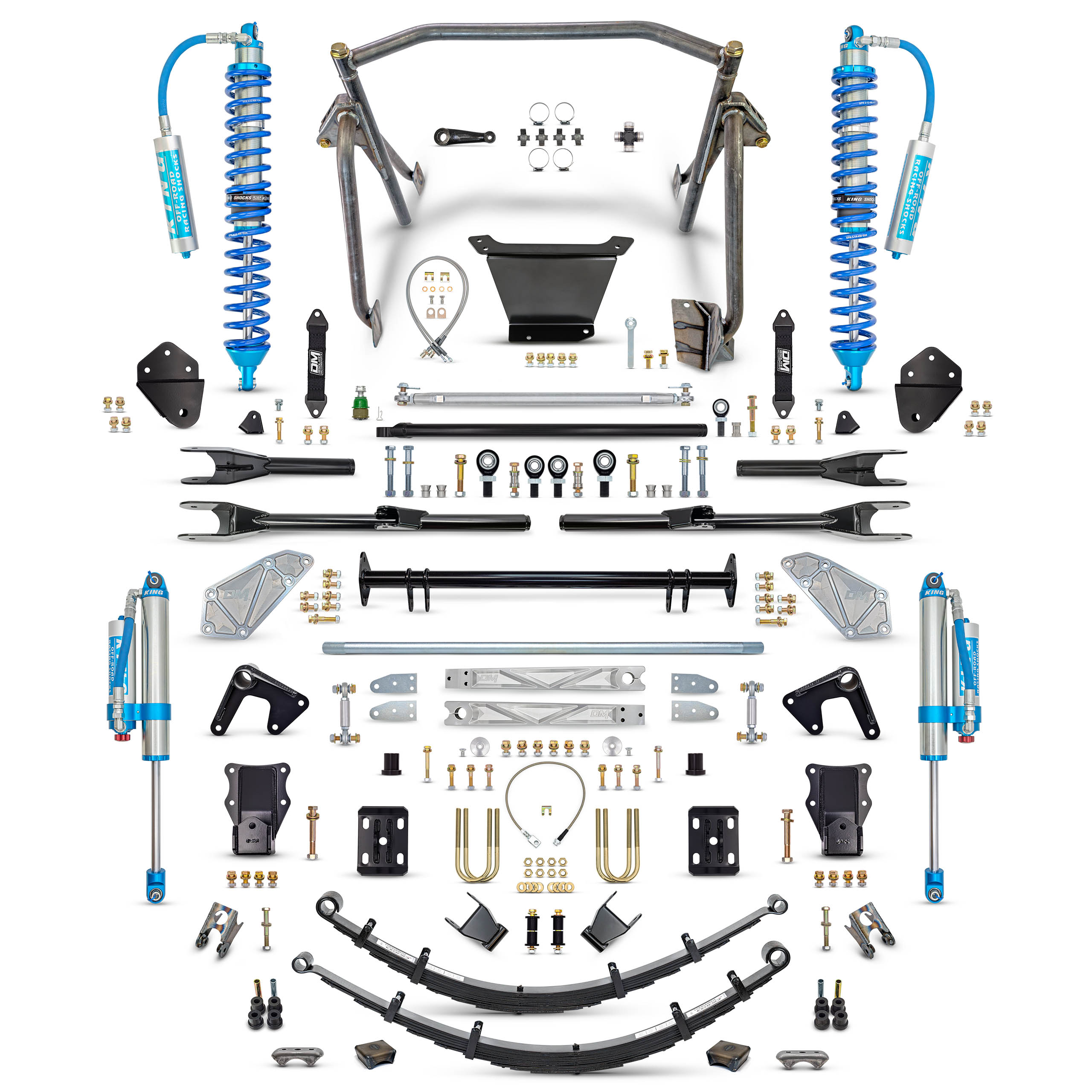80-96 Bronco Long Travel "Super Duty" Conversion Kit Front and Rear