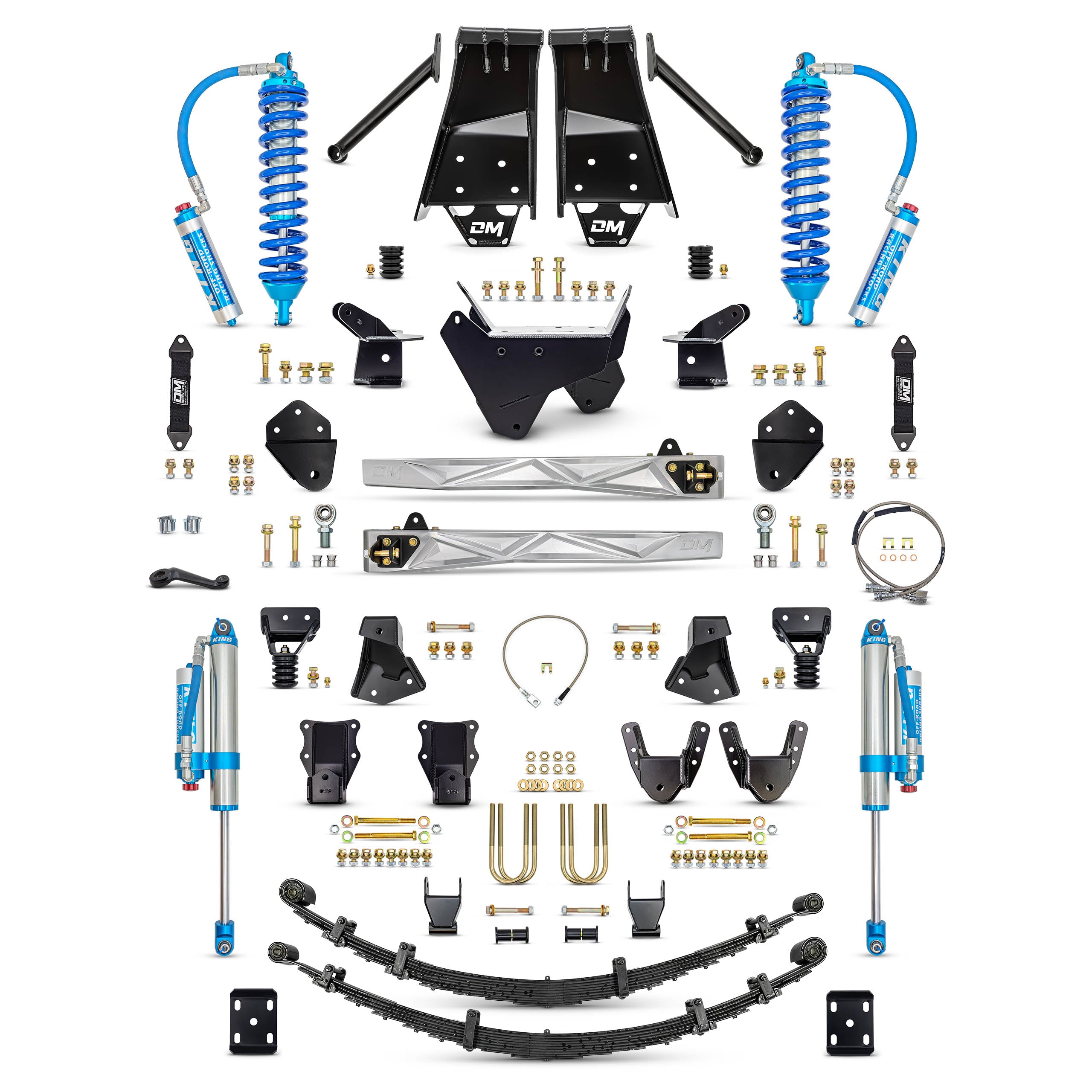 80-97 4WD F250 D50 TTB Coil Over Conversion & HD Rear Suspension Kit (Front and Rear)