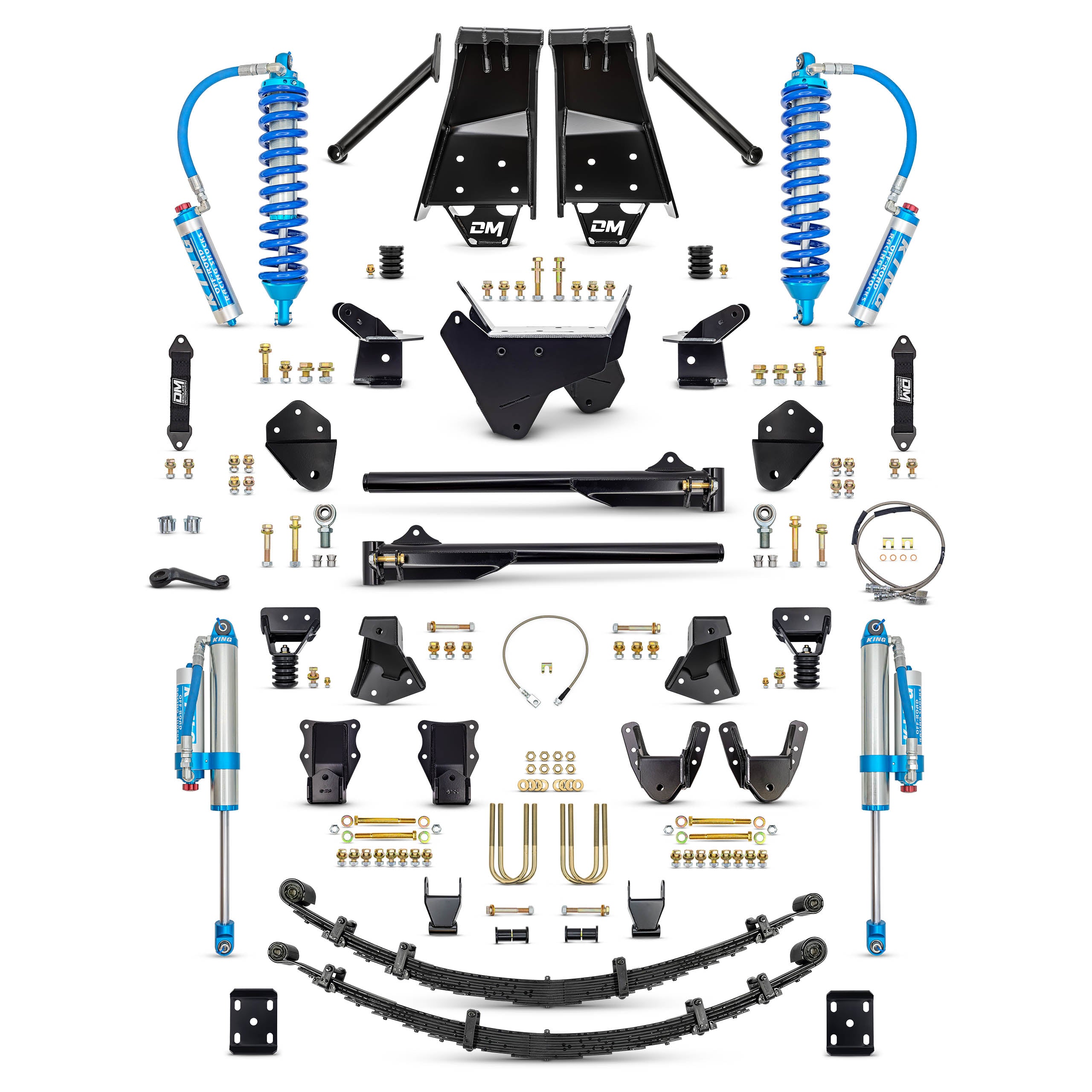 80-97 4WD F250 D50 TTB Coil Over Conversion & HD Rear Suspension Kit (Front and Rear)