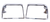 (1992-1996) - Complete Performance Chrome Headlight Bezels