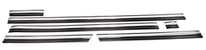 Chrome Body Molding Set - Black - 1992-1997 F-Series & Bronco