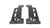 (1992-1997) F-Series & Bronco - OBS to 08-10 SuperDuty Bumper Conversion Brackets