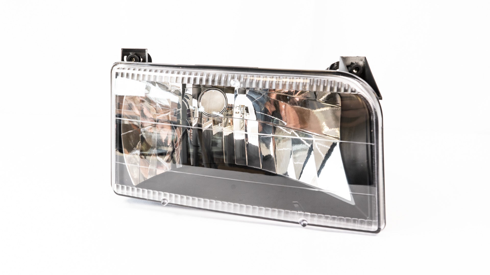 (1992-1997) F-Series - Complete Performance Six Piece Clear Black Headlight Kit