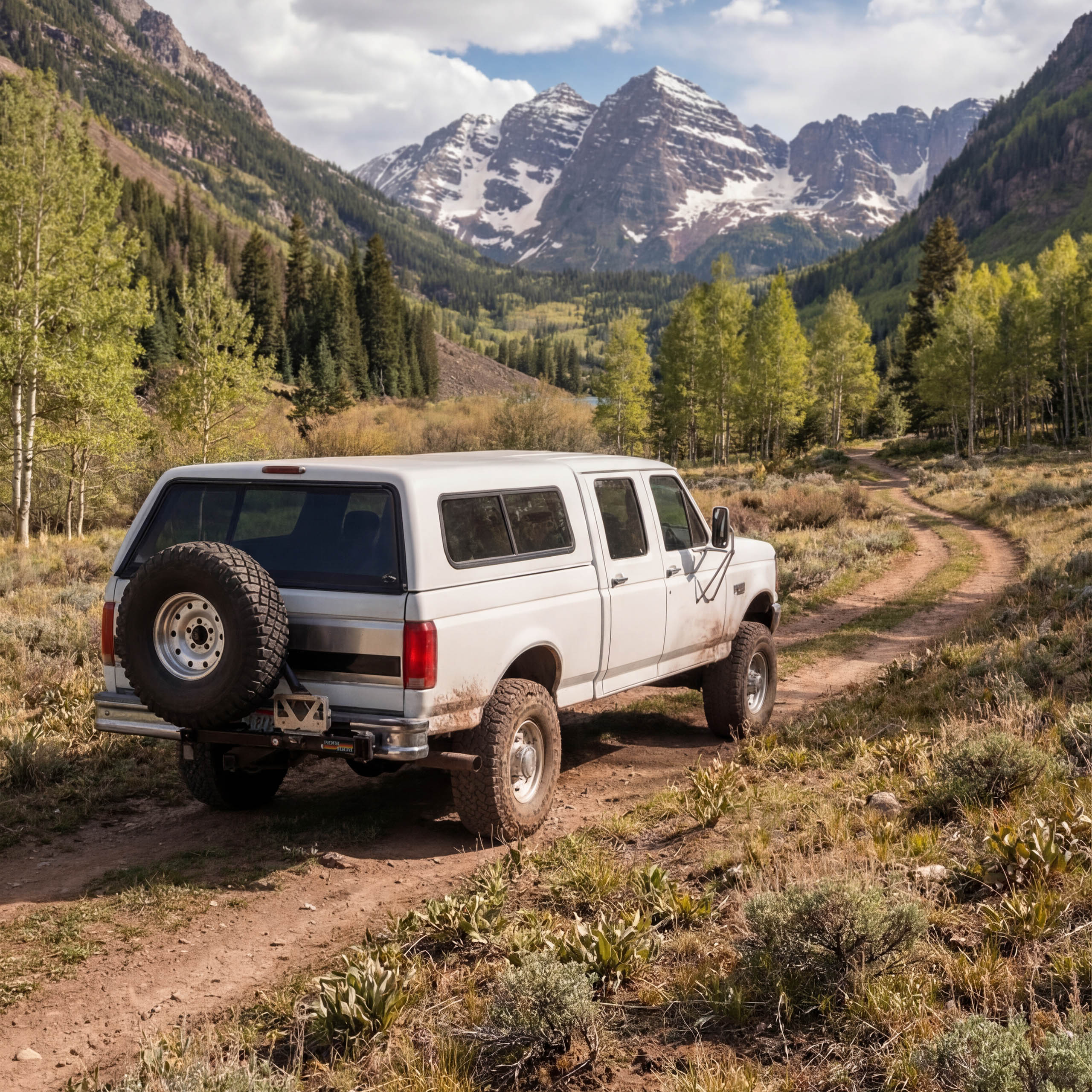 UltraSwing® Mega-Fit DESOLATE MOTORSPORTS SPEC High Clearance Spare Tire Hitch Mount