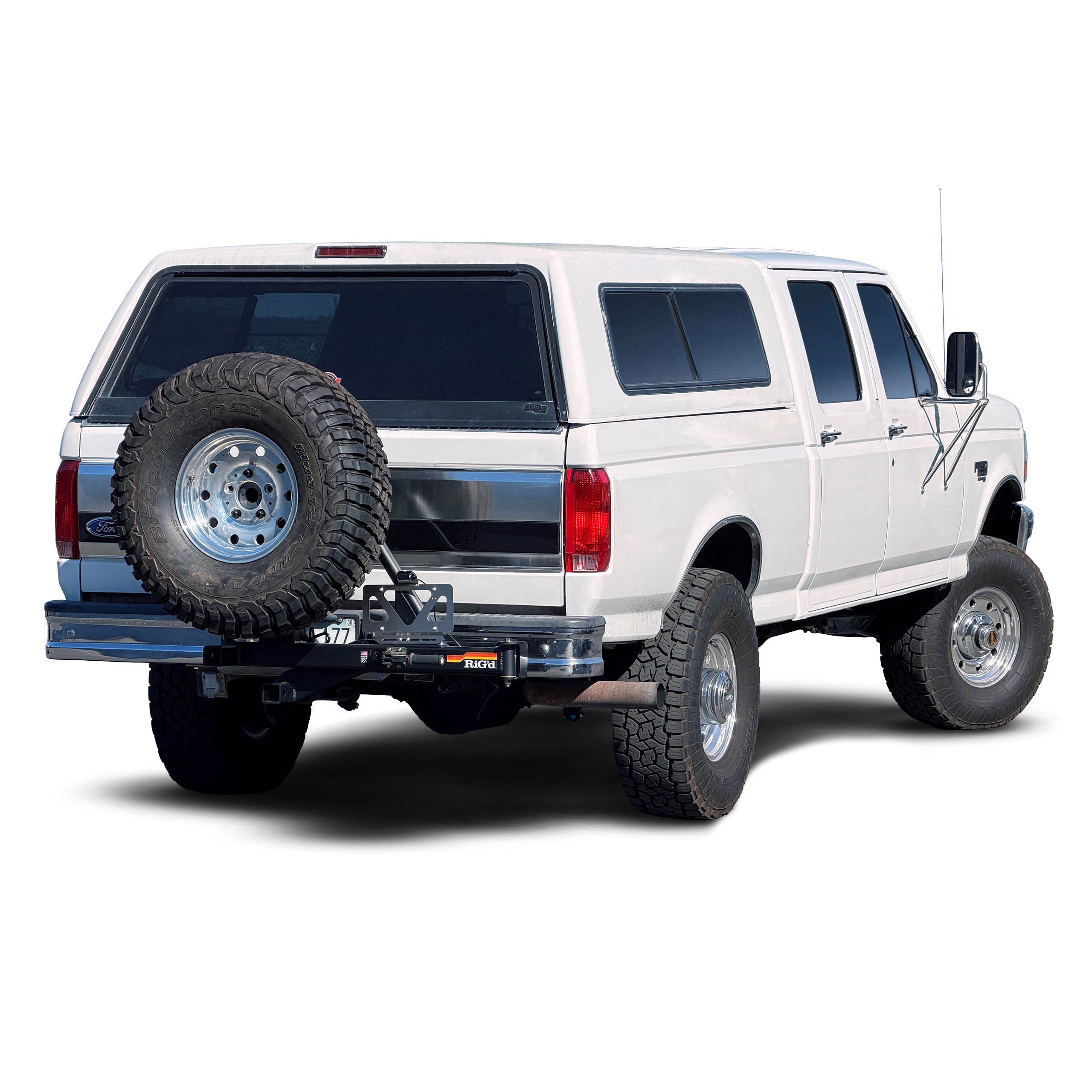 UltraSwing® Mega-Fit DESOLATE MOTORSPORTS SPEC High Clearance Spare Tire Hitch Mount