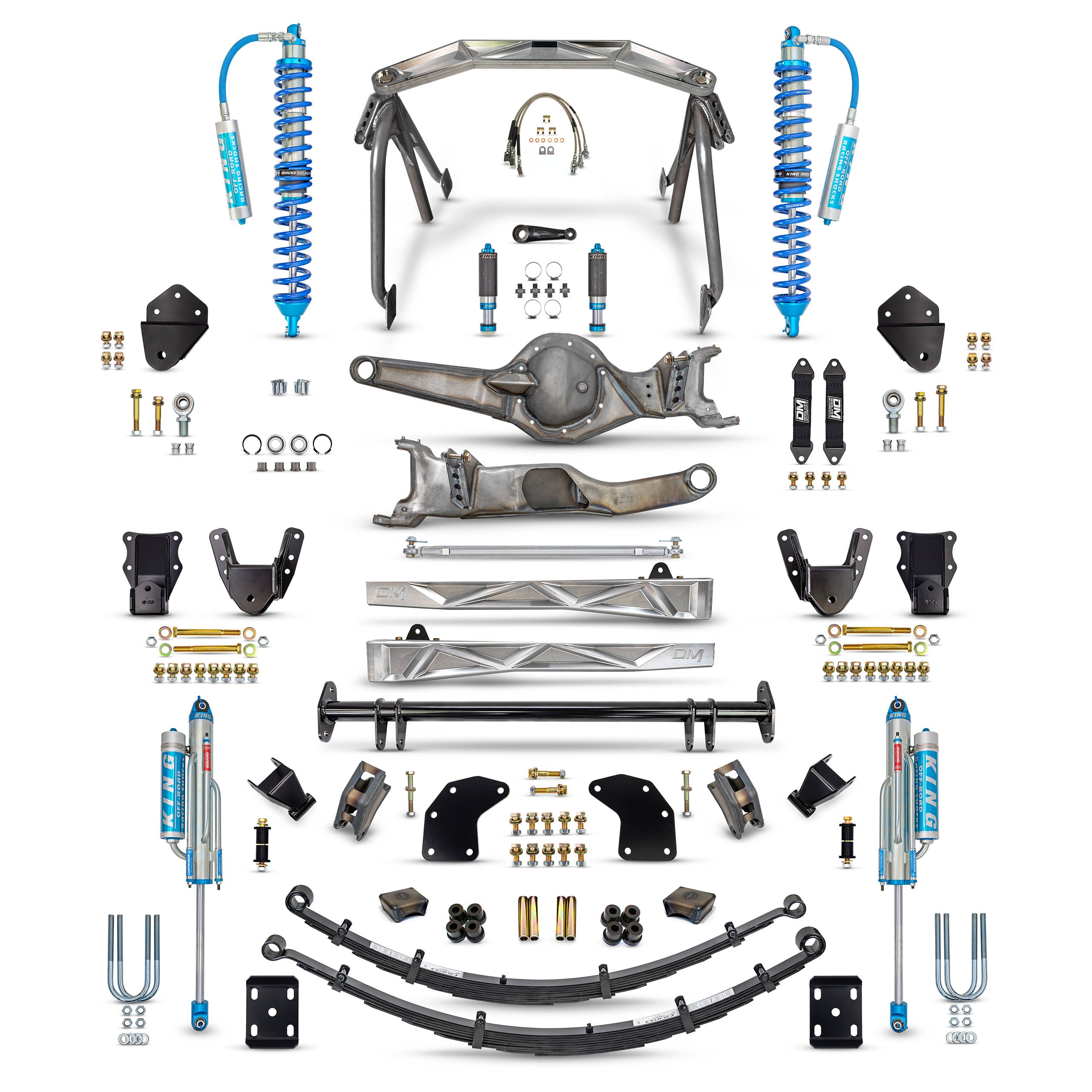 Desolate Motorsports BILLET F150 (Stock Width) 2.5" Shock Front & Rear Package (Long Travel)