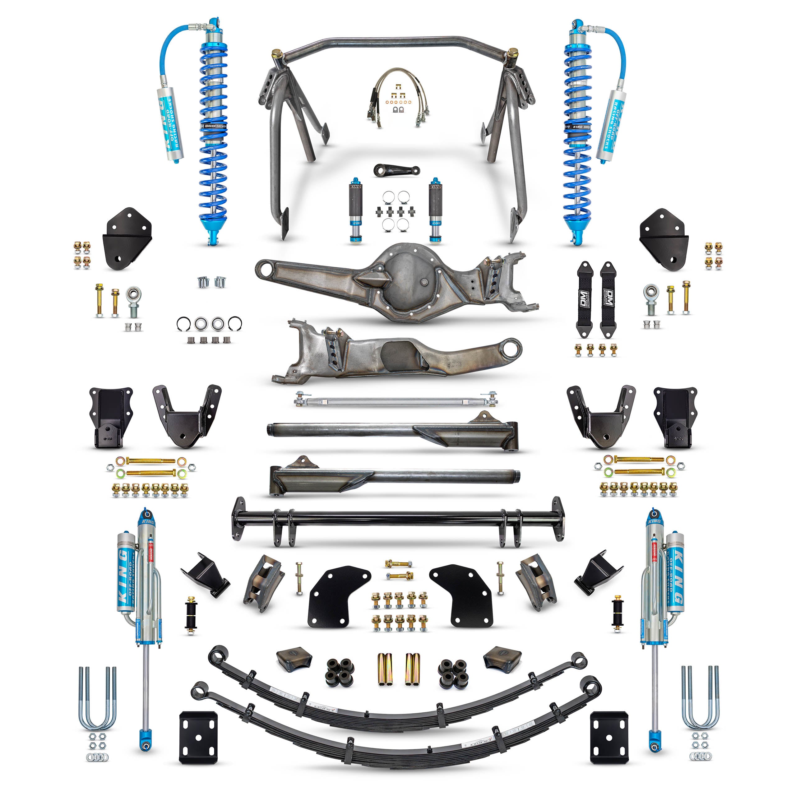 Desolate Motorsports F150 (Stock Width) 2.5" Shock Front & Rear Package (Long Travel)