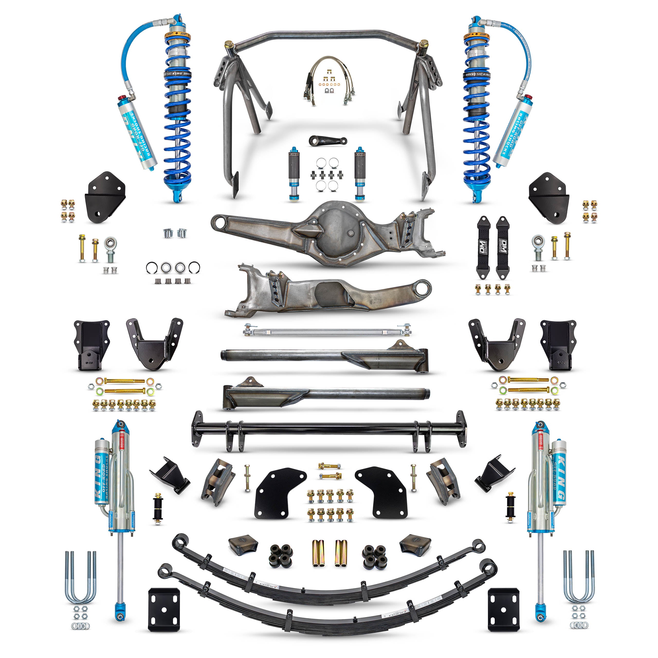 Desolate Motorsports F150 (Stock Width) 3.0" Shock Front & Rear Package (Long Travel)