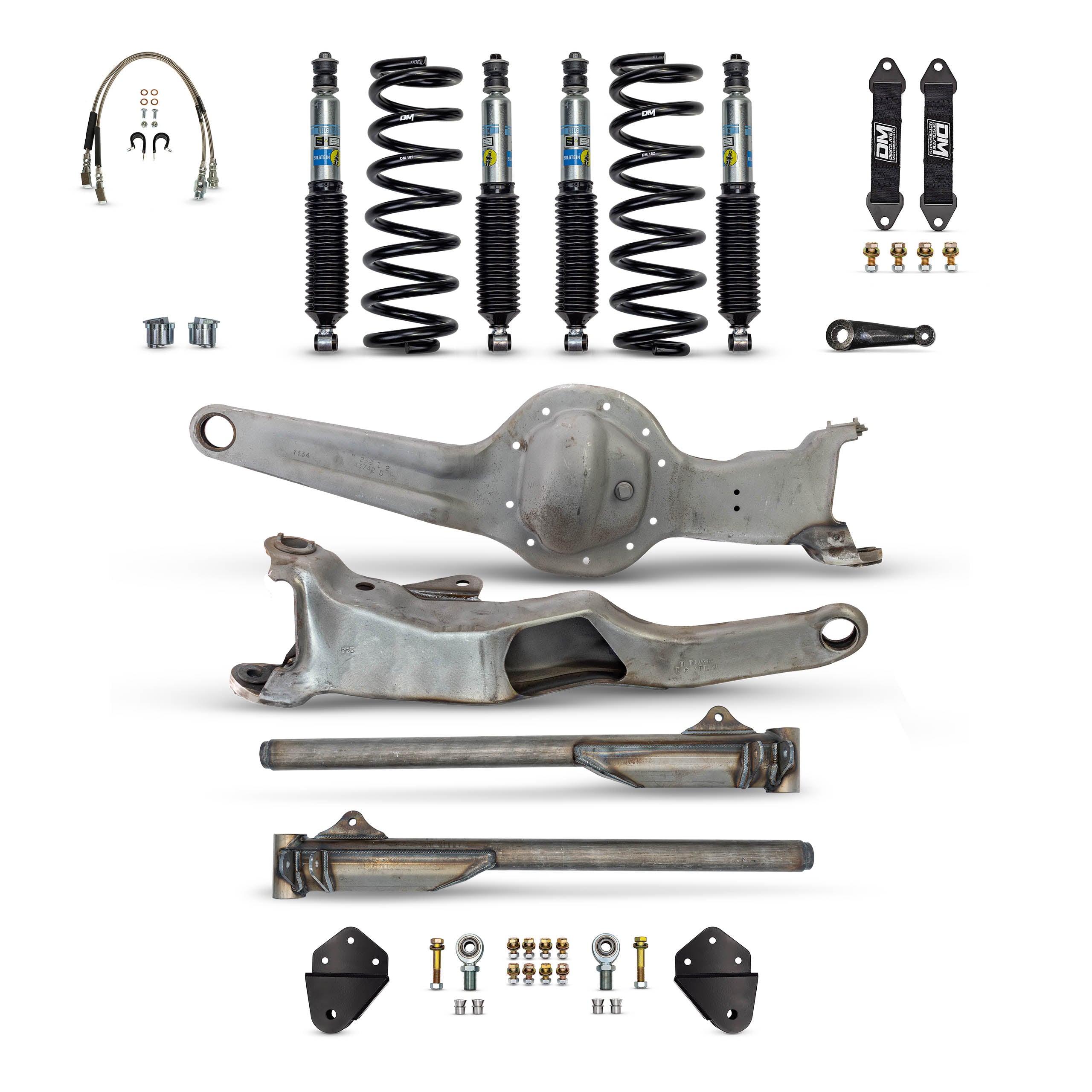 Desolate Motorsports Stage 2 Front Mid Travel Kit - 4" Lift