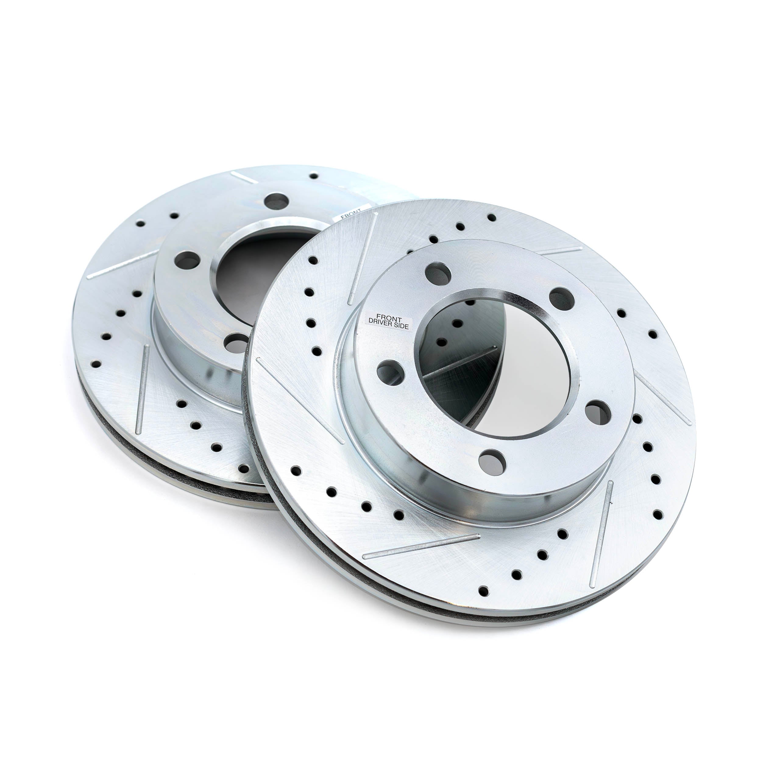 Drilled & Slotted Factory Replacement Front Rotors