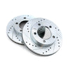 Drilled & Slotted Factory Replacement Front Rotors