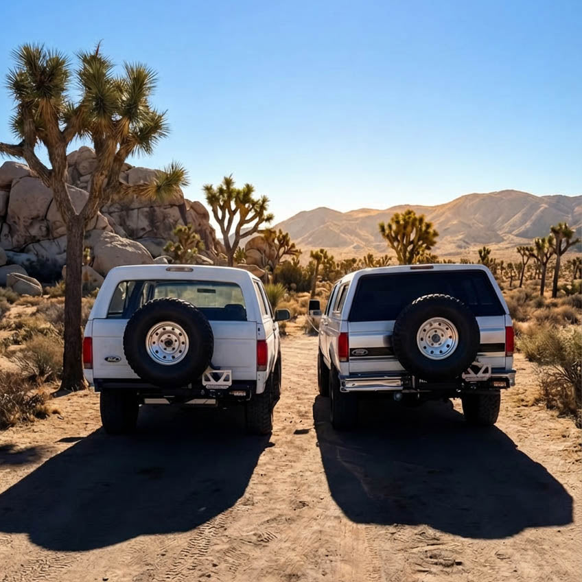 UltraSwing® Mega-Fit DESOLATE MOTORSPORTS SPEC High Clearance Spare Tire Hitch Mount