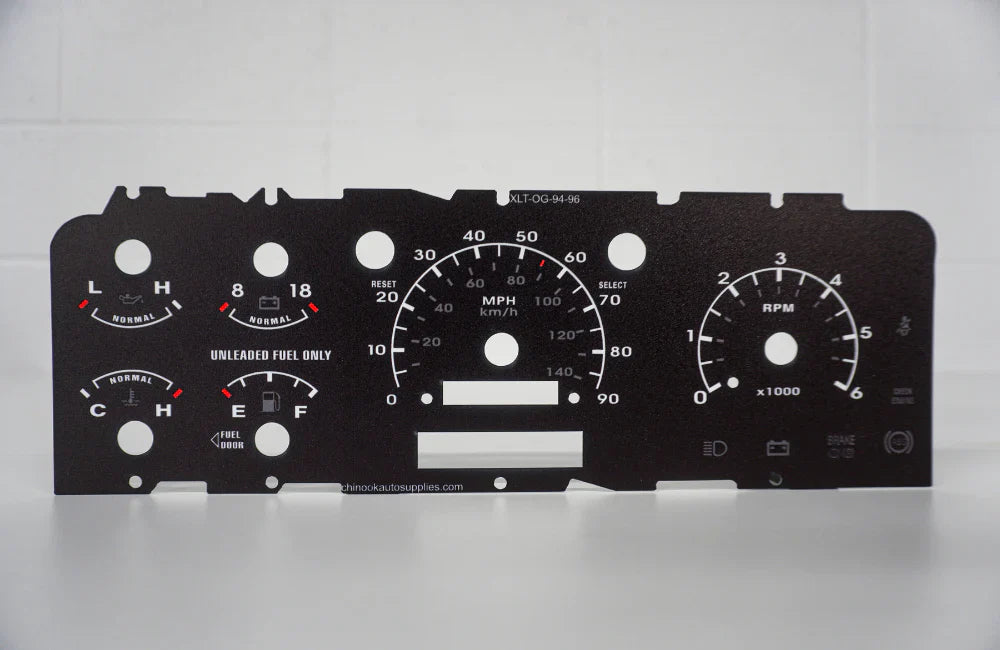 92-96 Cluster Faceplate Kit - XLT Original