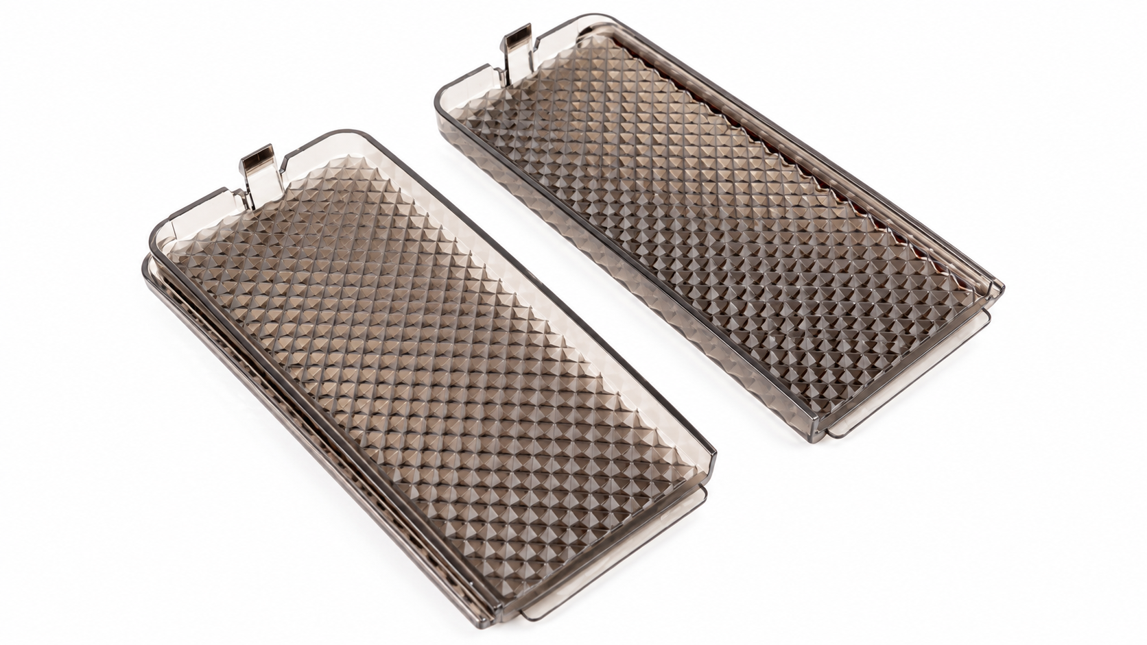 Complete Performance Door Lenses - Smoked - 1992-1997 Ford F-Series