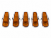 (1973-1997) Ford Fseries Complete Performance Amber Chrome Cab Light Kit