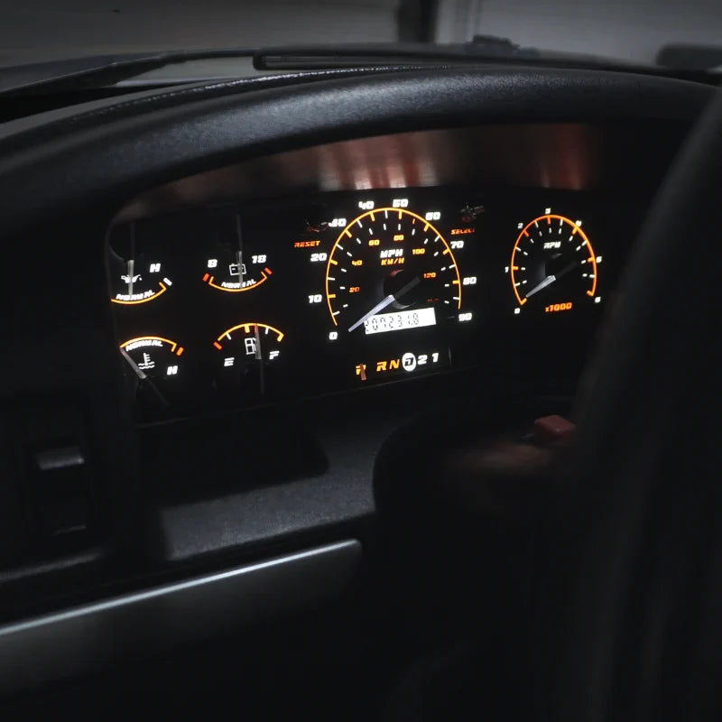 92-96 Cluster Faceplate Kit - Gas - F-Series